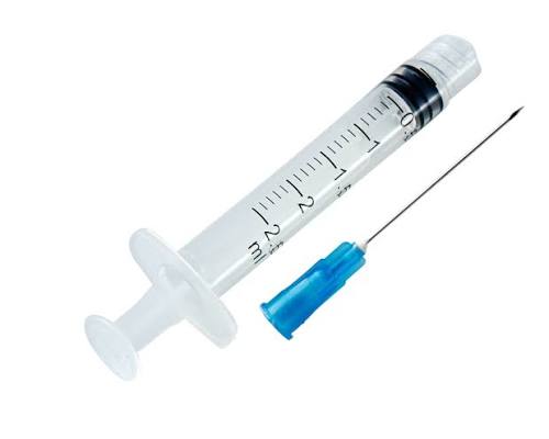 Шприцы 2 мл Vogt, 3-компонентные, 23G, Luer, 0.6×30 мм (мин. 100 шт.)