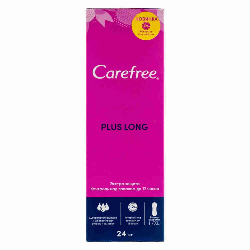 Absorbante Carefree Panty Long Plus N24