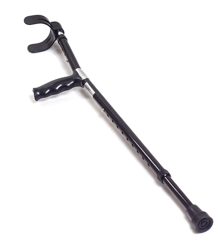 Ортопедический костыль с упором на предплечье GM/KY 937L (регулировка высоты и фиксатора для локтя)