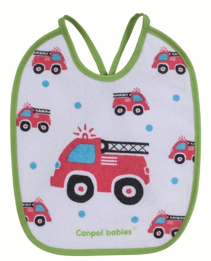 Слюнявчик Canpol хлопковый “Транспорт” (15/108)