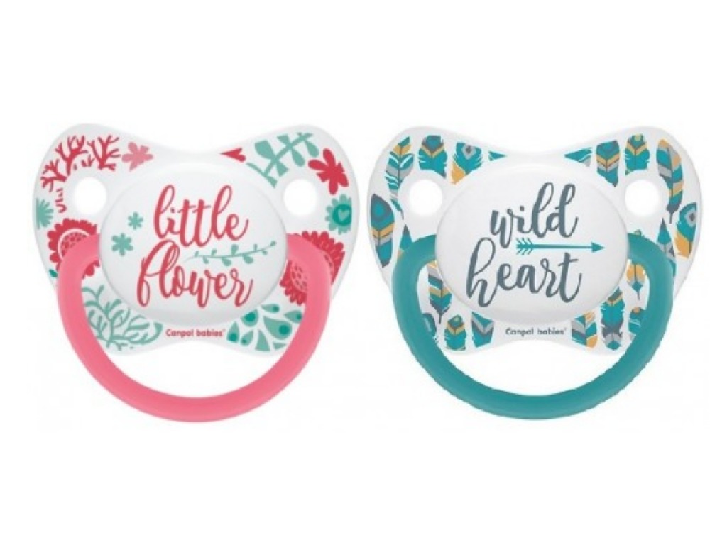 Пустышка Canpol силиконовая, симметричная (0–6 месяцев) (23/288) Wild Nature