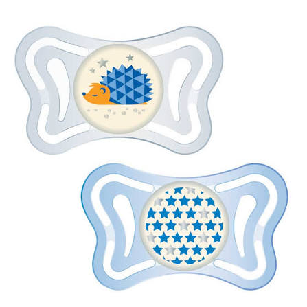 CHICCO Соска SILICON Physio Light New N2 (16–36 мес.) (71035.41)