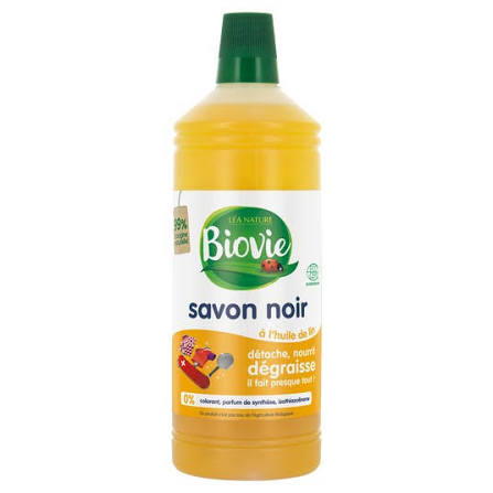 Săpun lichid Biovie 1 l Savon Noir (menajer) cu ulei de in