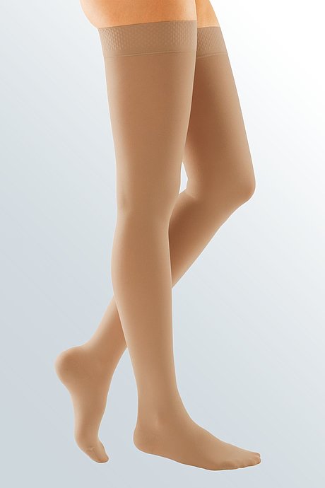 Ciorap elastic compresiv Tonus 0403-4, Lux, H2, (23–32 mmHg) (bej)