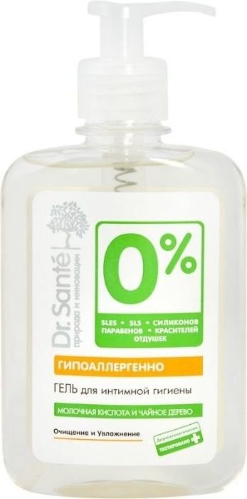 Интимный гель Dr.Sante 250 мл с молочной кислотой и маслом чайного дерева