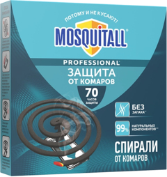 MOSQUITALL Спирали от комаров N10 Универсальные