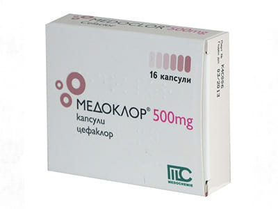 Medoclor 500 mg capsule N8x2