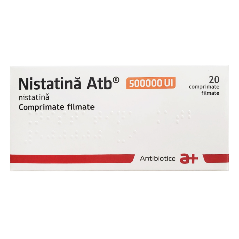 Nistatină-Atb 500000 UI comprimate filmate  N10x2 