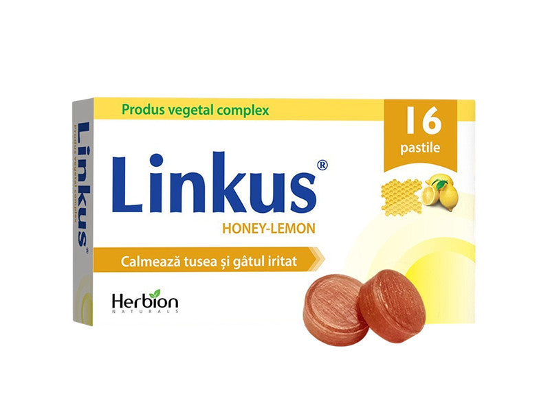 Linkus Honey Lemon леденцы для рассасывания N8x2