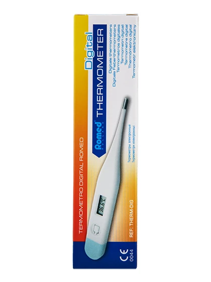 Медицинский термометр стандартный Romed Therm-1440, стеклянный (проверен метрологически)