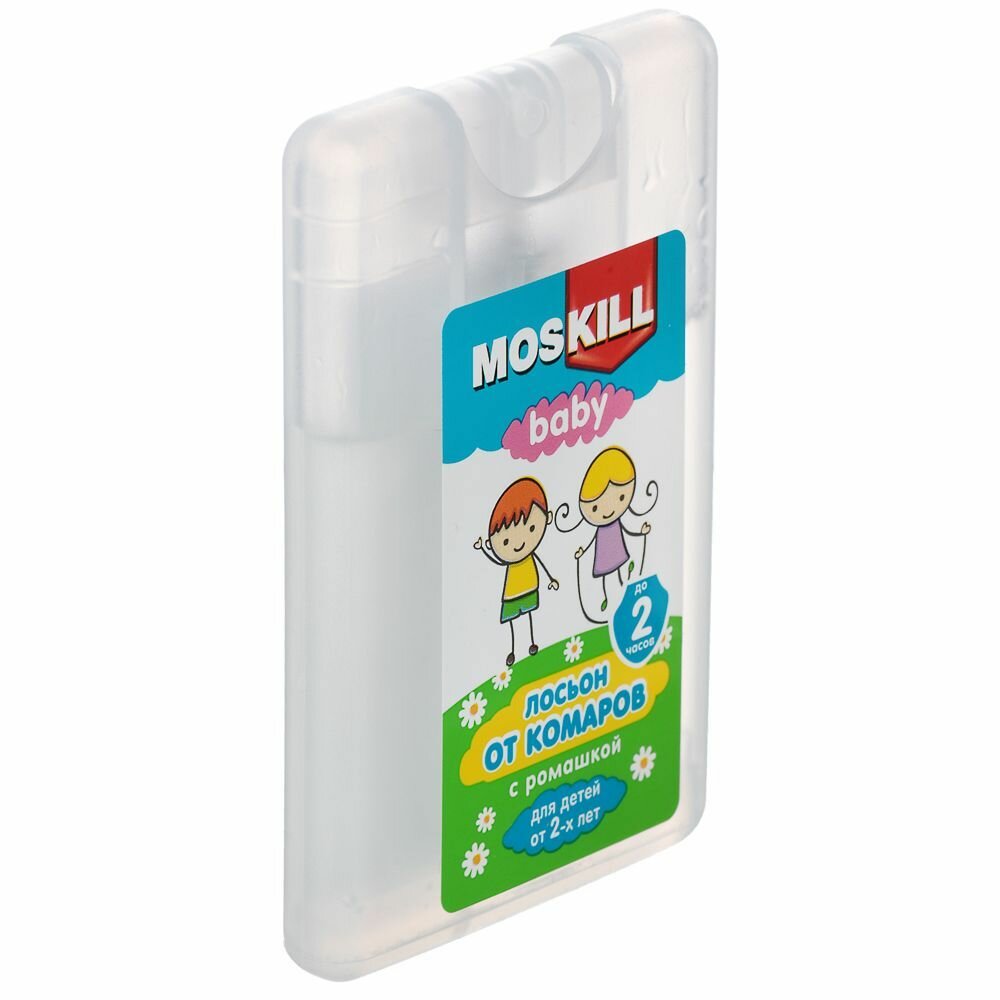 MOSKILL Loțiune repelentă împotriva țânțarilor, pentru copii cu romaniță, 100 ml (peste 2 ani)