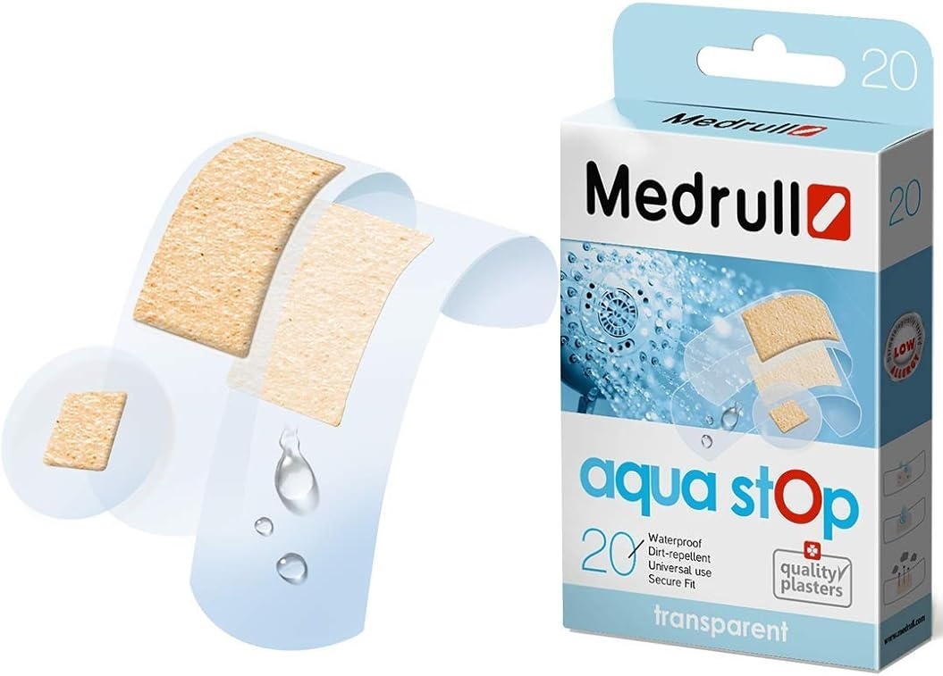 Пластырь Aqua Stop N20 (диаметр 22 мм, прозрачный) Medrull