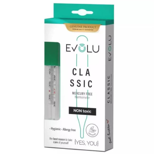 Termometru medical standard EVOLU Classic fără mercur
