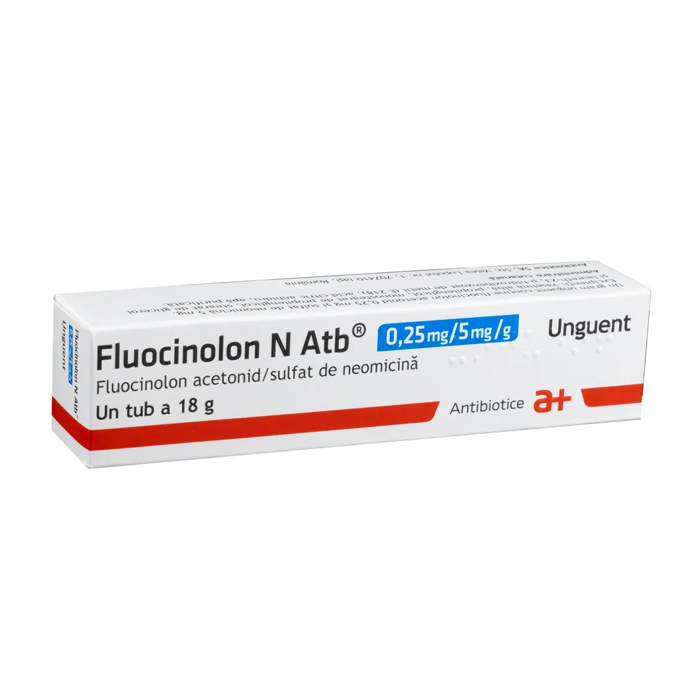 Fluocinolon N - Atb unguent (0,025g+0,5g/100g)  18 g
