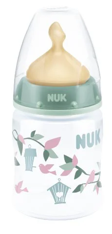 Бутылочка NUK First Choice PP (пластик) 150 мл + латексная соска (0–6 мес.) (743876)