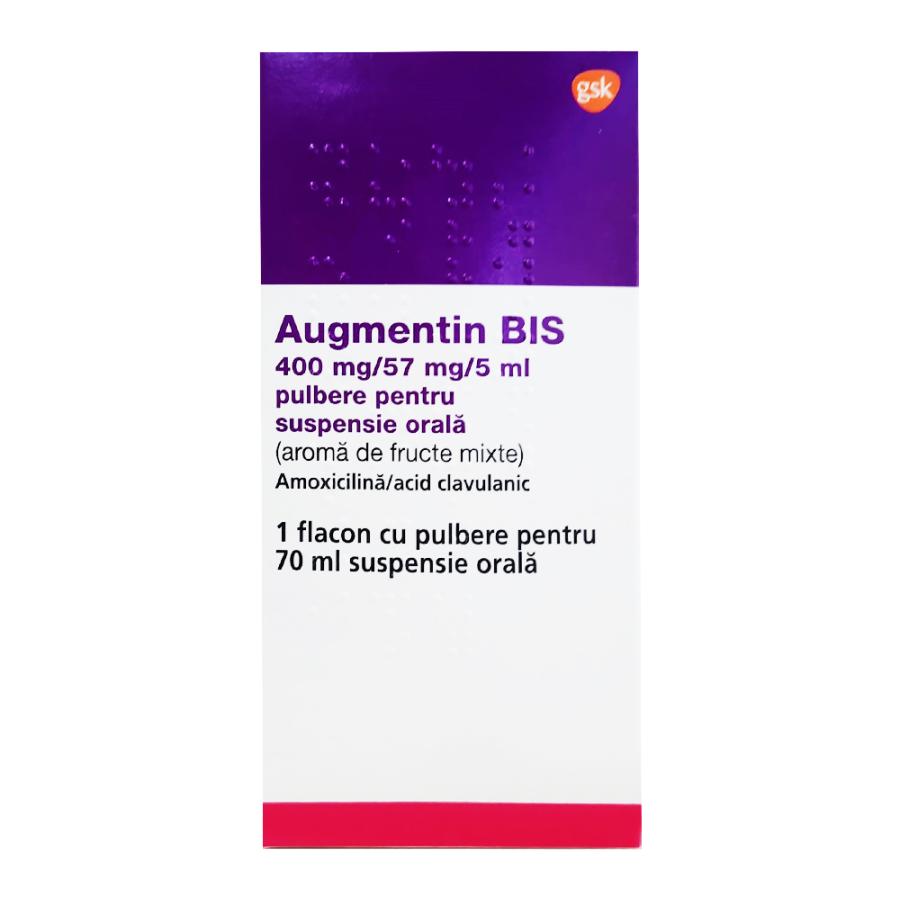 Аугментин BIS Порошок для приготовления суспензии для приема внутрь, 70 мл