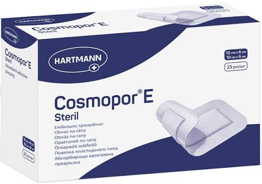 Стерильный послеоперационный повязочный материал COSMOPOR (10 см x 6 см) N25