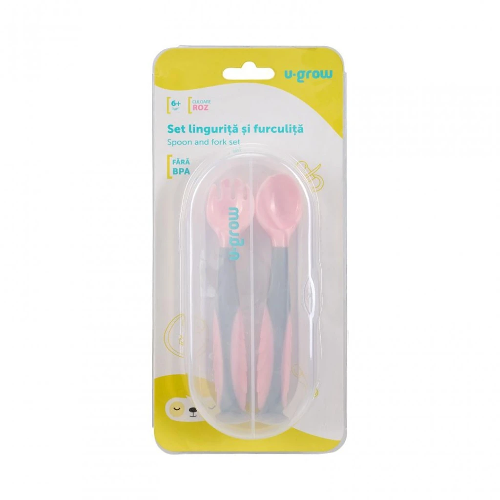 Портативный набор U-Grow Ложка и Вилка A-13