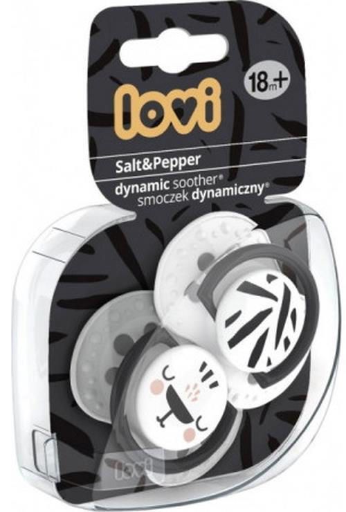 Пустышка Canpol Lovi силиконовая (от 18 мес) (22/880) N2 Salt and Pepper