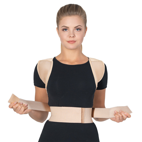 Toros Эластичный корректирующий бандаж для осанки, бежевый, N1