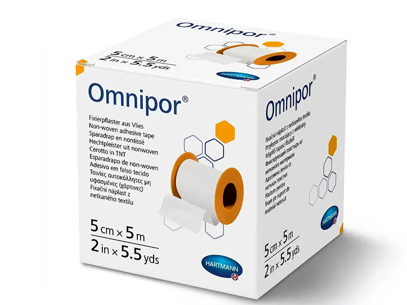 Пластырь Hartmann 5 x 5 см Omnipor, рулон, на бумажной подложке (9004382)