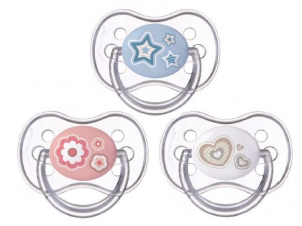 Пустышка Canpol латексная, круглая (6–18 мес.) (22/432) Newborn Baby