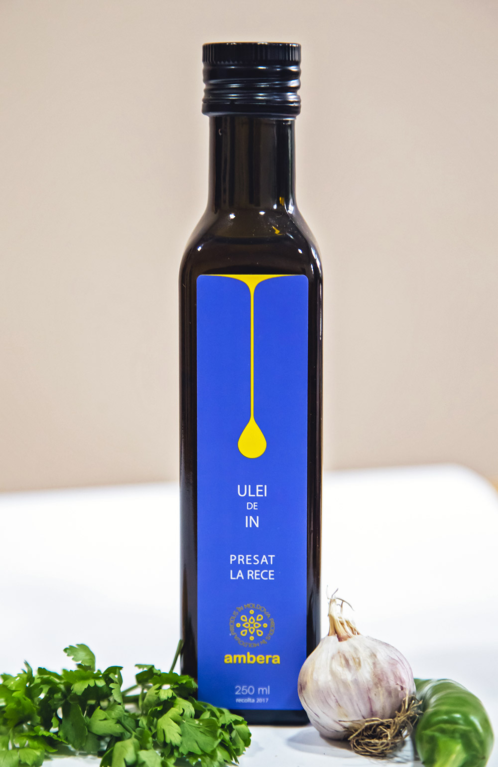 Масло из семян льна Ambera (холодного отжима) 250 мл