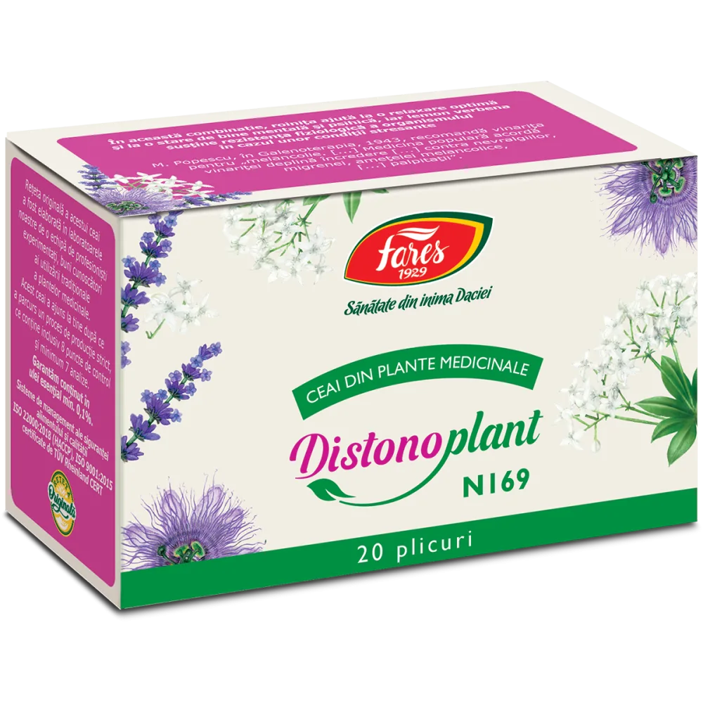 Чай Fares «Дистоноплант» (код N169) — 20 пакетиков 