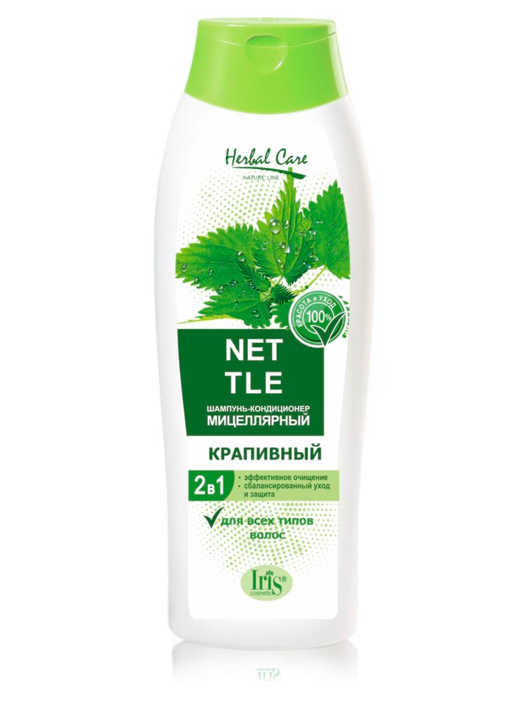Мицеллярный шампунь-кондиционер Herbal Care “Крапивный” 400 мл