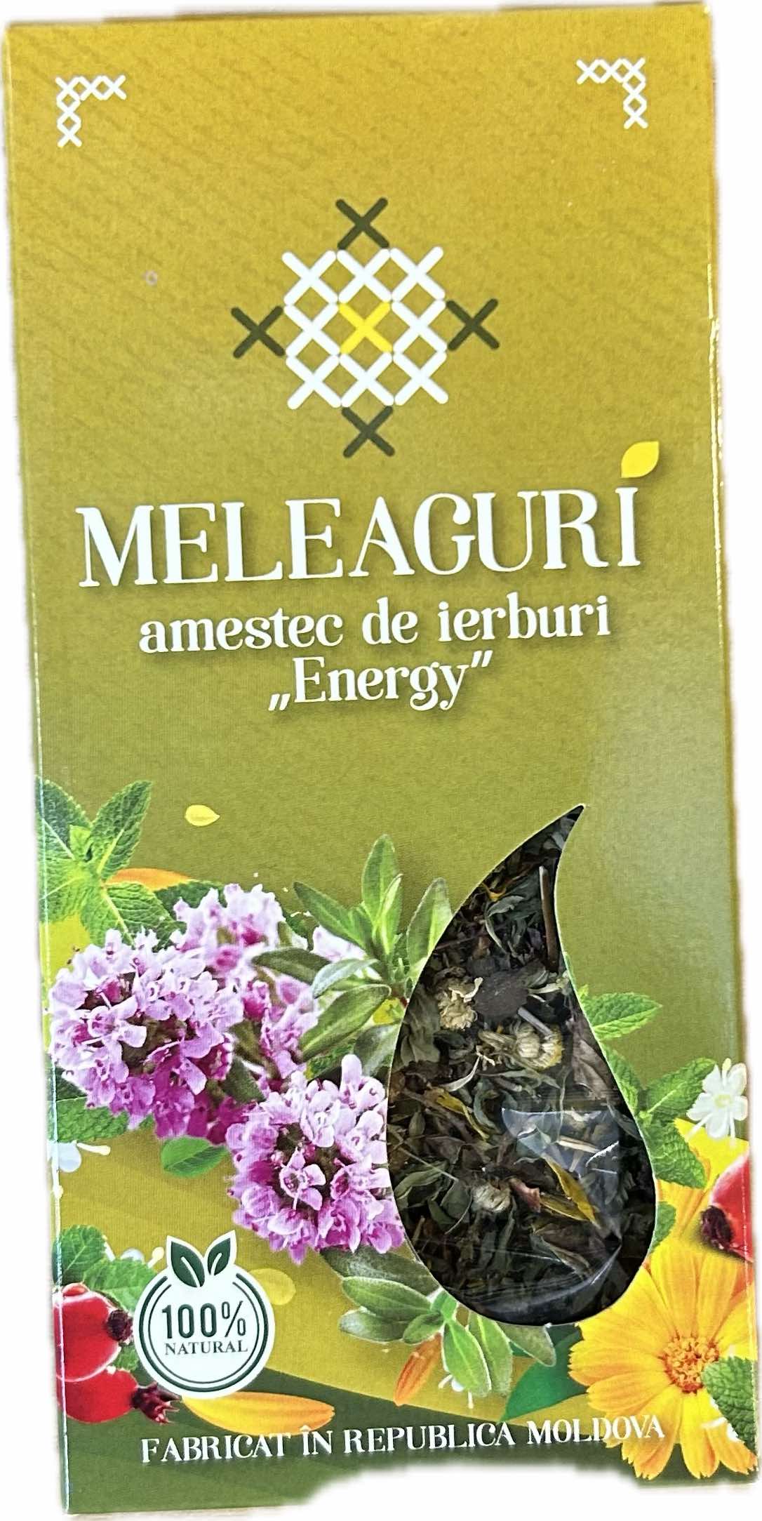 Чай Meleaguri «Смесь трав Energy» 45 г