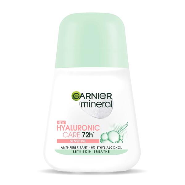 Дезодорант-ролл Garnier Hyaluronic Care 72ч, 50 мл