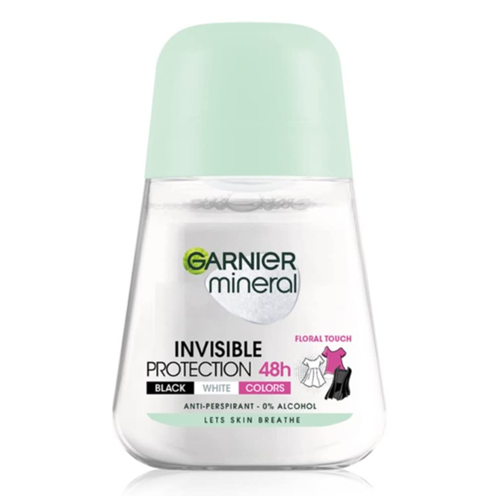Дезодорант-ролл Garnier Invisible Black White Colors Fresh 48ч, 50 мл