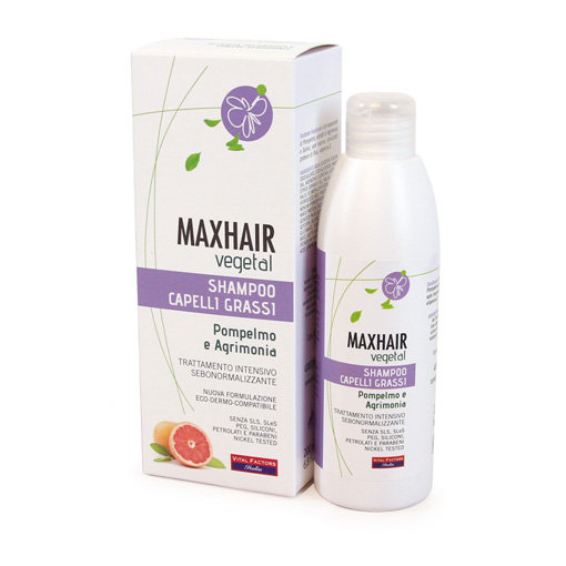 Шампунь MaxHair Vegetal Capelli Grassi 200 мл (Vital Factors)