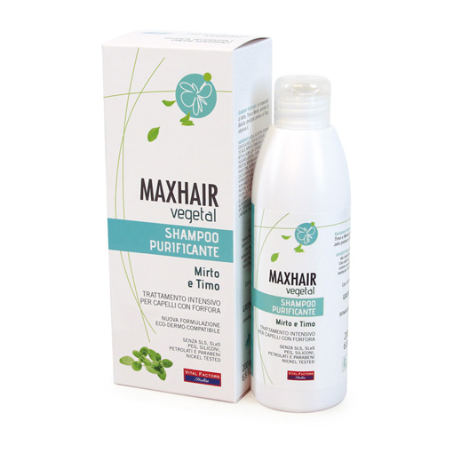 Шампунь MaxHair Vegetal Purificante 200 мл (Vital Factors)