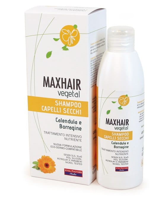 Шампунь MaxHair Vegetal Capelli Secchi 200 мл (Vital Factors)