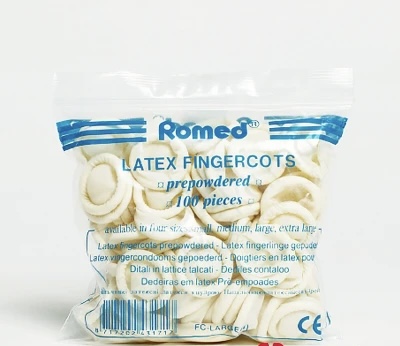Degetar Romed, mărimea M, ambalaj cu 100 bucăți