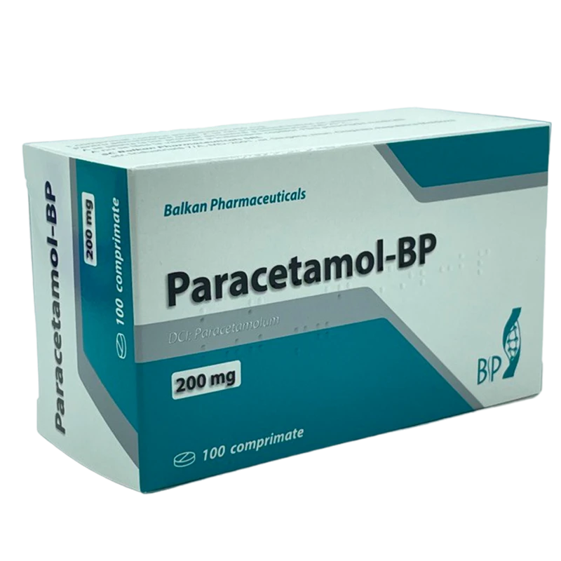 Парацетамол-BP таблетки 200 мг 10x10 