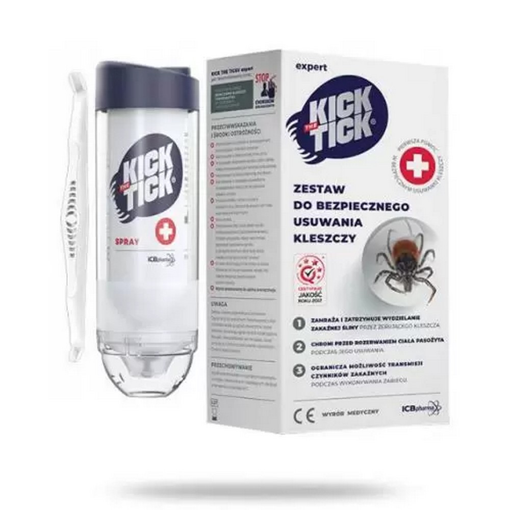 KICK the TICK Expert набор для удаления клещей (раствор 9 мл + устройство)