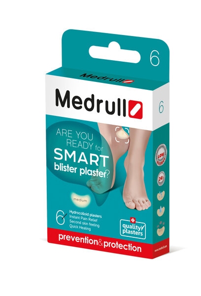 Пластырь гидроколлоидный SMART Medrull, набор №6, размеры Small и Medium