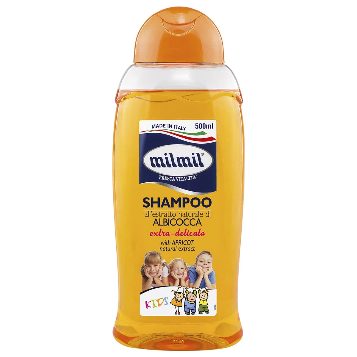 Детский шампунь MilMil Baby 500 мл «Albicocco» (абрикос)