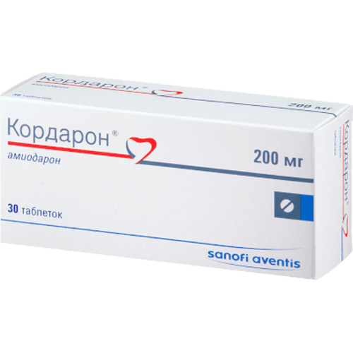 Кордарон 200 мг таблетки N15x2 *