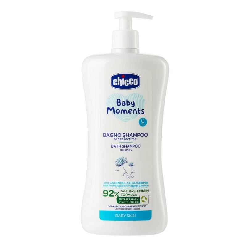 CHICCO Шампунь 750 мл Baby Moments, без слёз (0+)