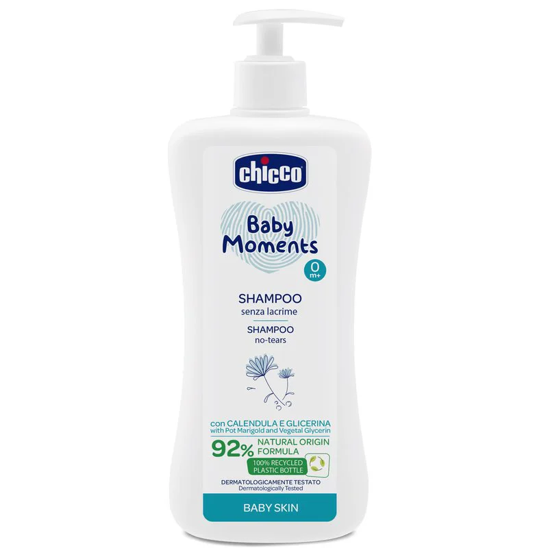 CHICCO Șampon 500 ml Baby Moments, fără lacrimi (0+)