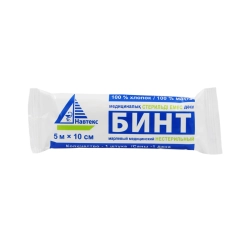 Медицинский нетканый бинт Fazo-Luxe 90 см x 1 м (в упаковке)
