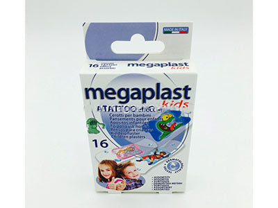 Пластырь Megaplast Junior Tattoo Effect, набор №16
