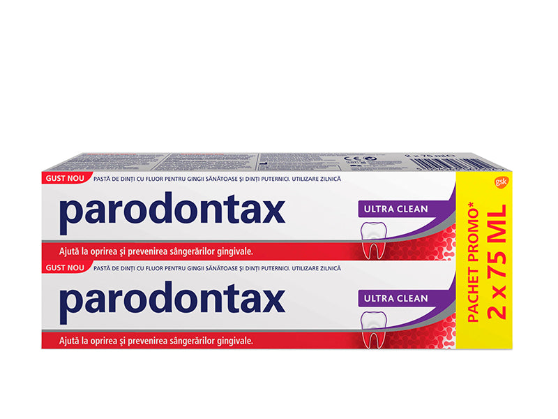 Зубная паста Parodontax Ultra Clean 75 мл (промо-набор 1+1)