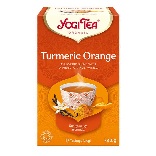 Органический чай Yogi Tea «Turmeric Orange», фильтр-пакеты, вес одного пакета 2,0 г, количество 17 шт
