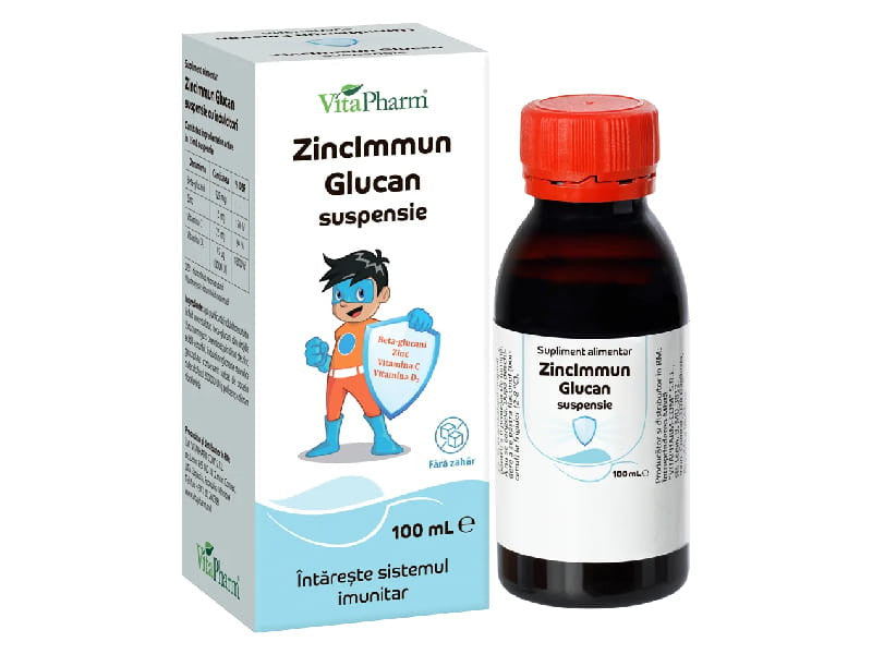 ЦинкИммун Глюкан суспензия 100 мл (для взрослых и детей от 1 года)  VitaPharm