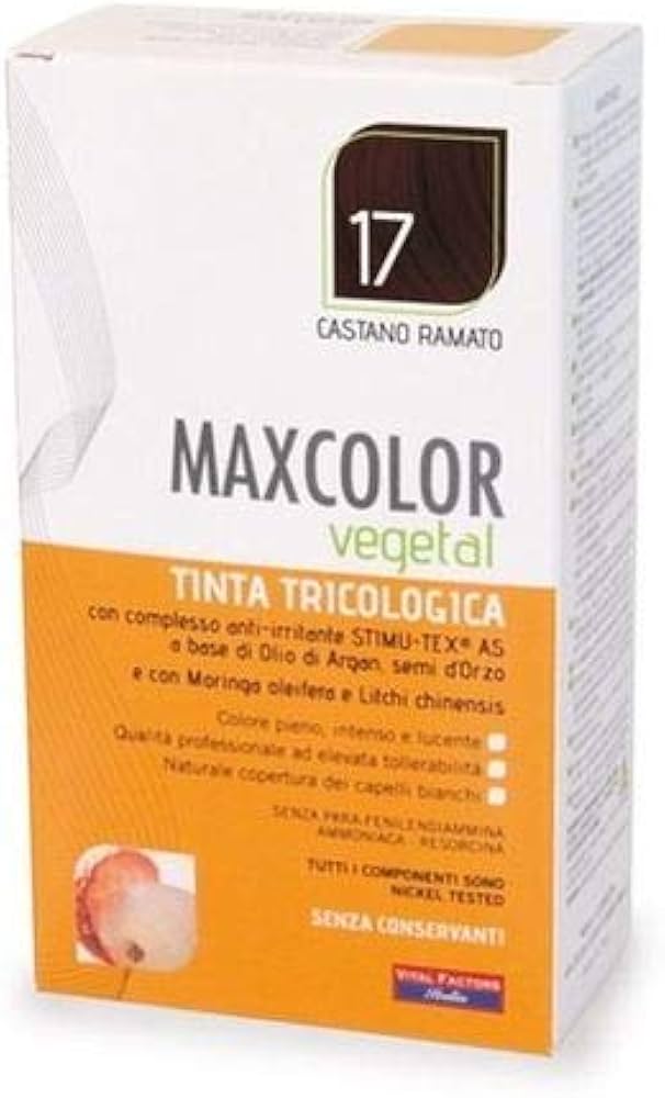 Краска для волос MaxColor Vegetal N°17 Vital Factors