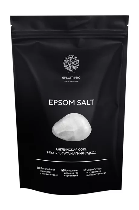 Горькая соль для ванн EPSOM, 1 кг
